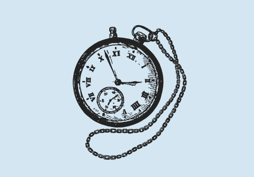 pocket watch sketch